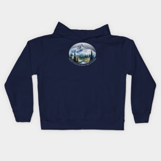 Grand Teton National Park, Wyoming Souvenir Kids Hoodie